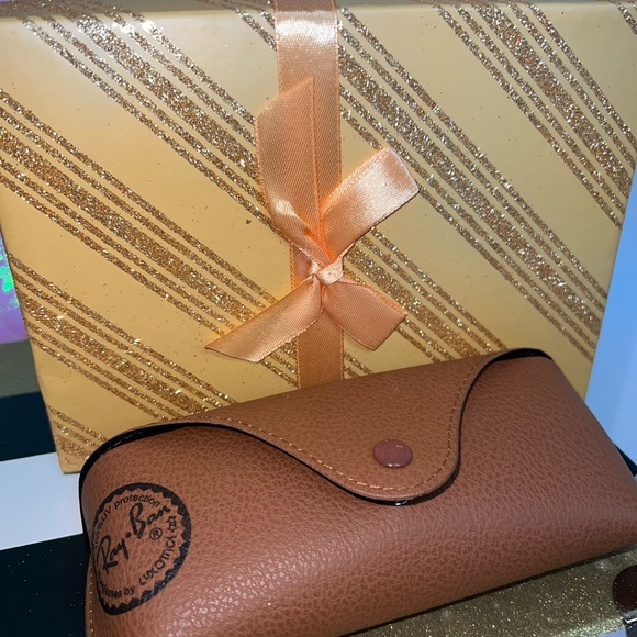 Ray Ban P sunglasses aviator women’s men’s unisex gold metal frame with case - Picture 11 of 11